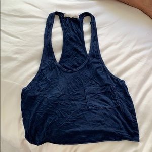 JOAH BROWN blue tank top